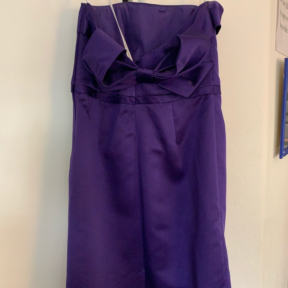 Purple bridesmaid dress